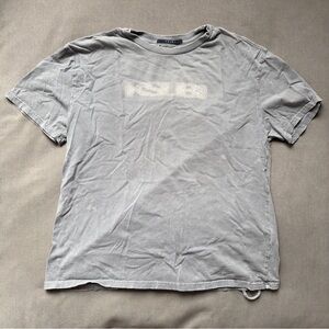 KSUBI Grey Stonewash TShirt - Size L